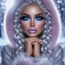 Glitter Winter Girl