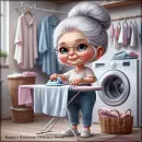 Grandma Series #2 Ironing 