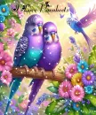 Purple Parakeets  1
