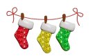christmas stocking garland