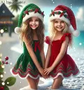Two Cute Girls/Summer Christmas