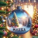 Christmas ornament (Marika)