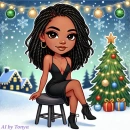 Cute festive girl 