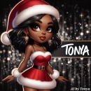 Cute festive girl #3