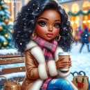 Cute coffee girl 