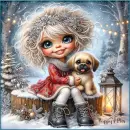 Cute girl and dog - How's it going? - Jewel 