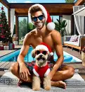 Man and his Dog / Christmas