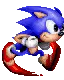 sonic running big