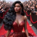 Red carpet beauty