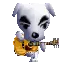 K.K. Slider Playing Guitar