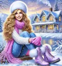 Girl in the Snow
