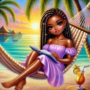 Cutie in the hammock 