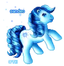 blue pony