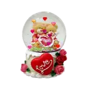 Love bears snow globe