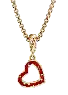 Red heart necklace