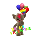 be my valentine rufus cat plushie