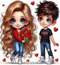 Cute Valentine Love