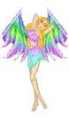 rainbow fairy doll