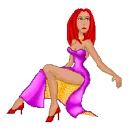 doll with a magenta dress