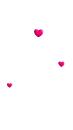 pink falling hearts
