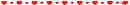 Valentine's Day heart divider