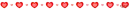 Valentine's Day heart divider