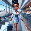 Flight attendant cutie