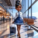 Flight attendant cutie #2
