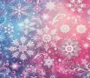 Starry Winter Background
