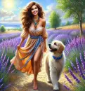 walking in a field of Lavender #2