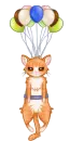 Kitty cat flies
