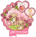 Franciely cute teddy bears in love