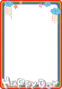 Happy day frame