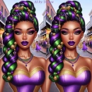 Pretty mardi gras babe #3