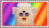 furby rainbow stamp