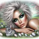Easter woman