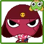giroro eating his lollipop