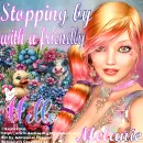 Melanie -Stopping by.... tag