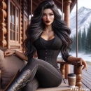 Pretty girl in the mountains #3