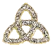 Gold celtic knot
