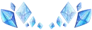 Glitter crystal divider