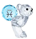 Swarovski crystal pisces bear