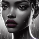 Pretty girl in the rain #3
