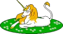 resting unicorn