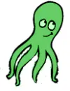 green octopus