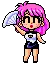 happy anime girl