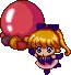 anime girl floating