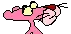 The Pink Panther blink