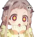 excited anime girl