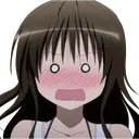 anime girl blush